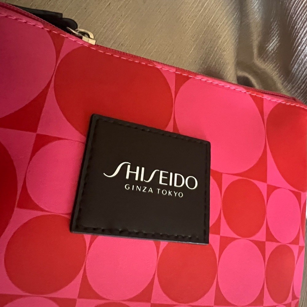 💕Shiseido  Mini Small Makeup  toiletry bag NEW